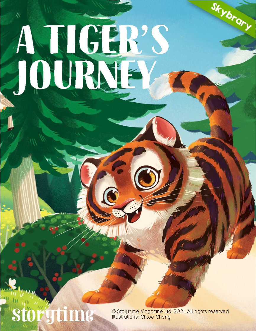 A Tiger's Journey book cover