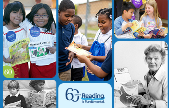 collage of images of children in book events