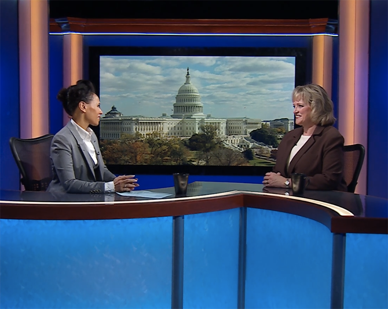 Alicia Levi appearing on Comcast Newsmakers