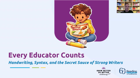 Every Educator Counts webinar slide