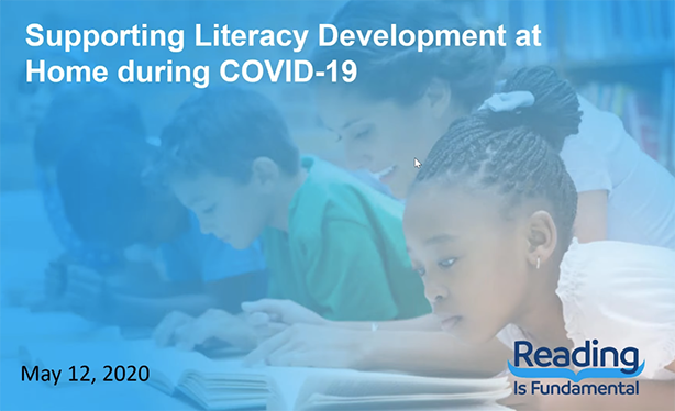 Literacy Expert Shares Reading Tips Webinar